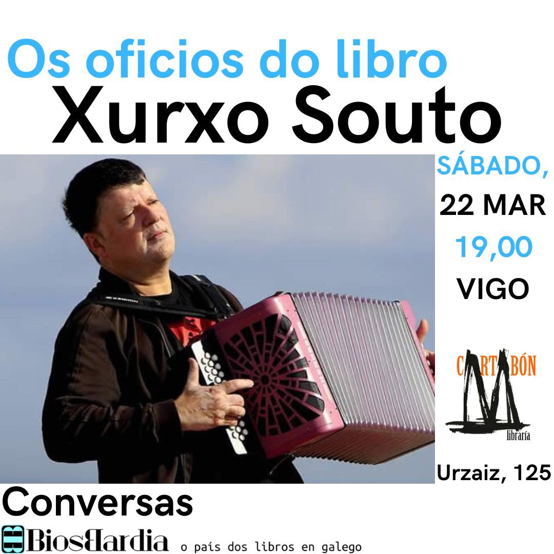 Conversa con Xurxo Souto - Os Oficios Do Libro en Libraría Cartabón